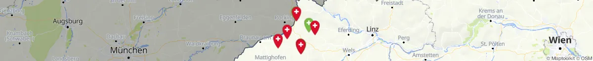 Map view for Pharmacies emergency services nearby Antiesenhofen (Ried, Oberösterreich)